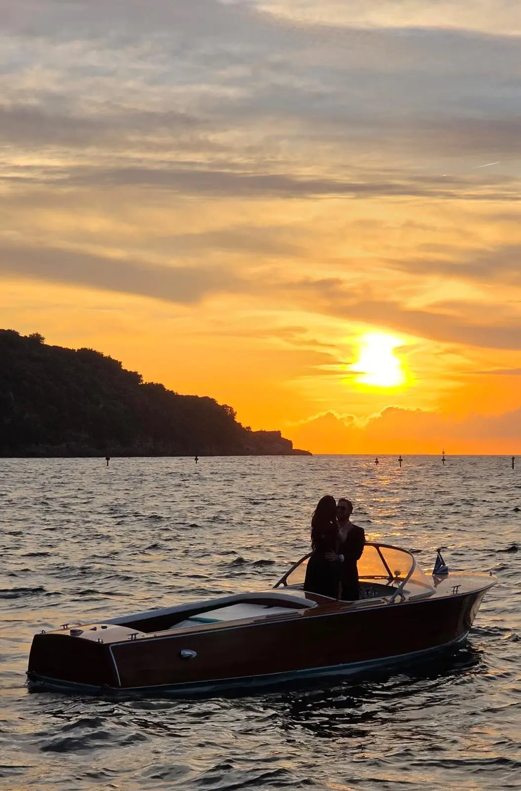 Private Riva boat experience on the Sorrento Coast